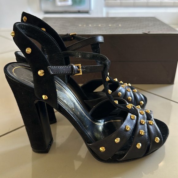 Gucci Preloved Platform Sandal Size 36 1/2 - Picture 4 of 6